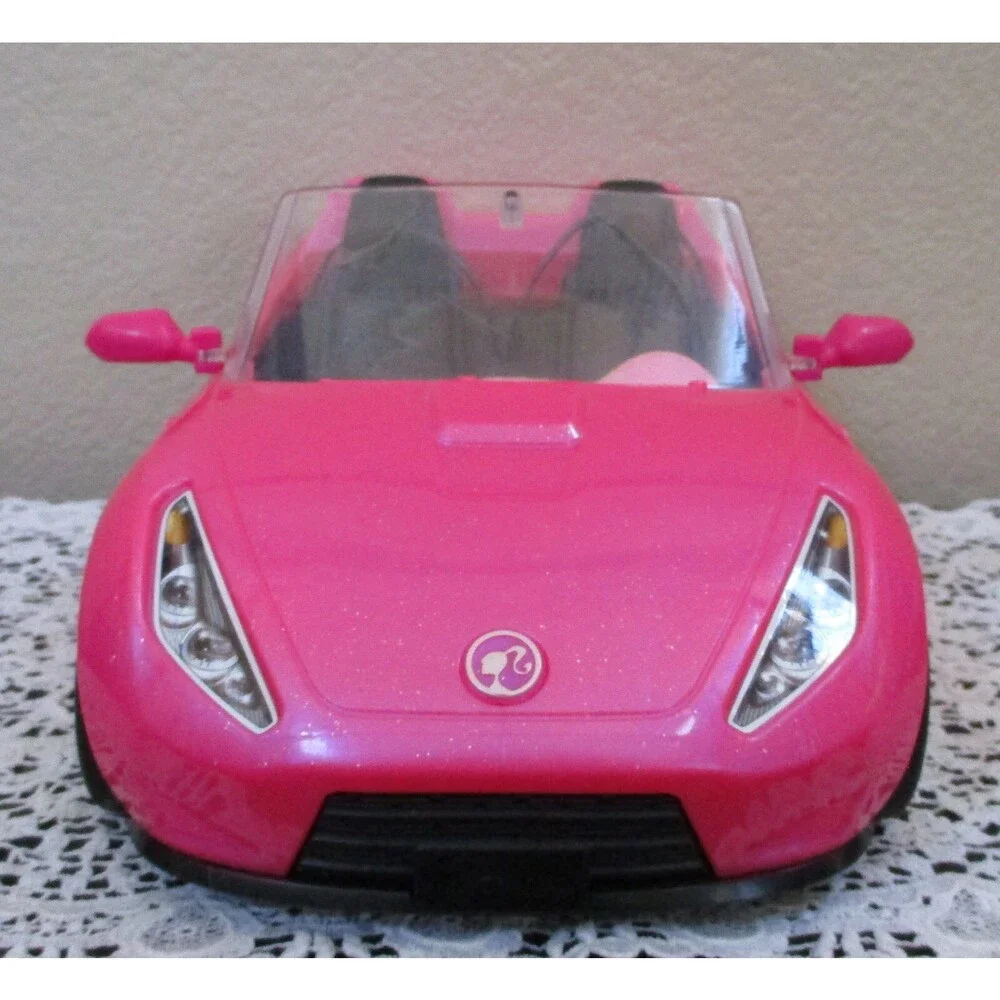 Mattel Barbie Convertible Push Car Pink/Black DVX59 2016